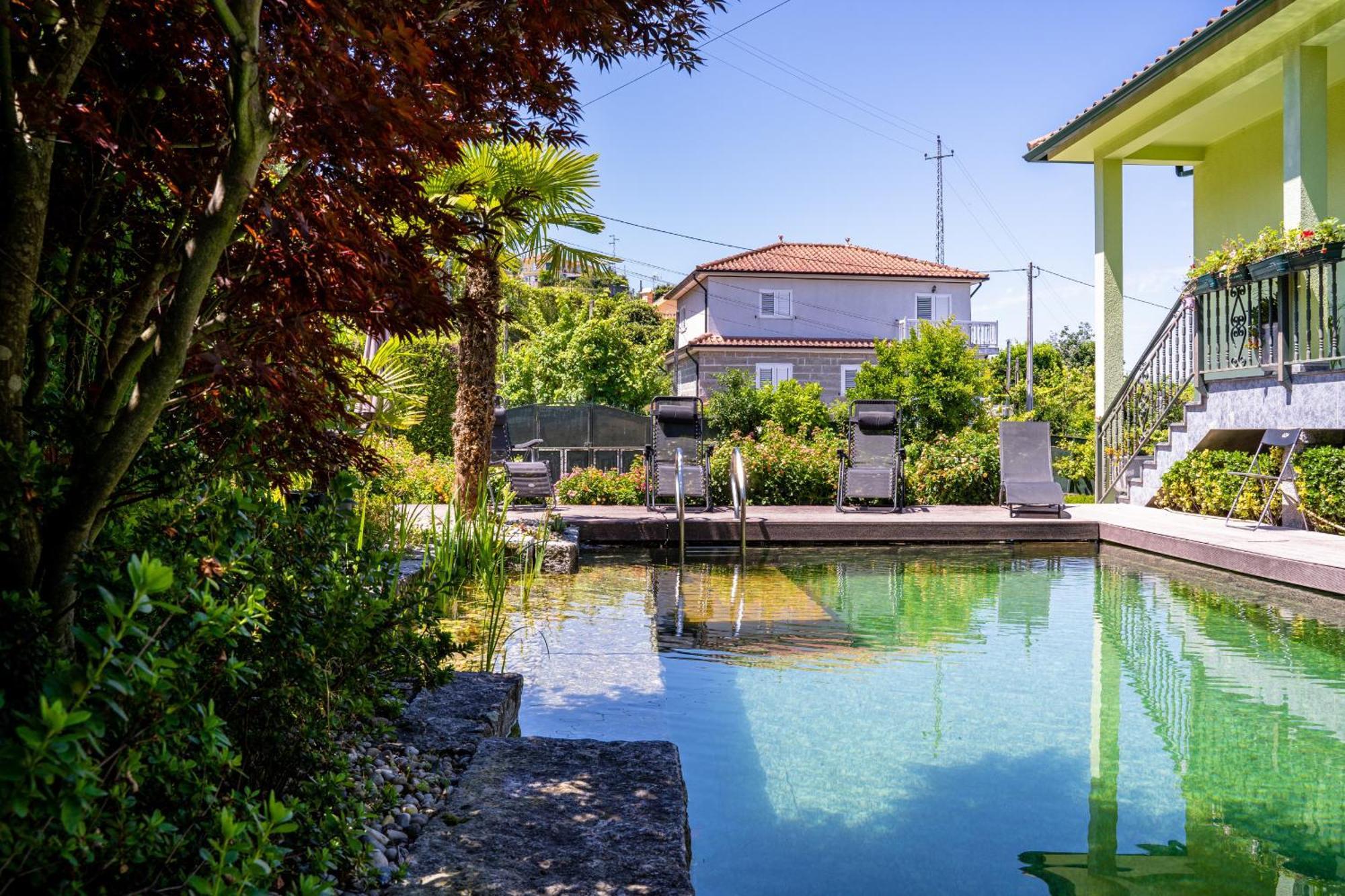 Gondomar Guimaraes - Moradia V3 Com Piscina Natural By House And People Exterior photo